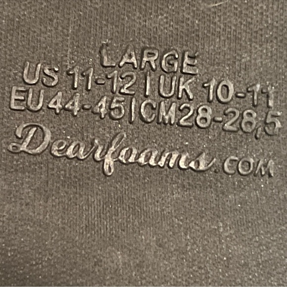 Dearfoam slippers for men. Size large - Picture 7 of 8
